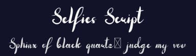 Selfies Script by Edric Studio — Script Handwritten Font — thumbnail 2