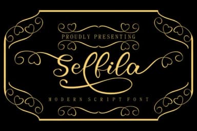 Selfila Font by Skiiller Studio — Script Handwritten Font — thumbnail 1