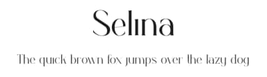 Selina by Tokopress — Serif Font — thumbnail 1
