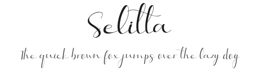 Selitta by AEN Creative Studio — Script Handwritten Font