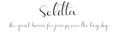 Selitta by AEN Creative Studio — Script Handwritten Font — thumbnail 1