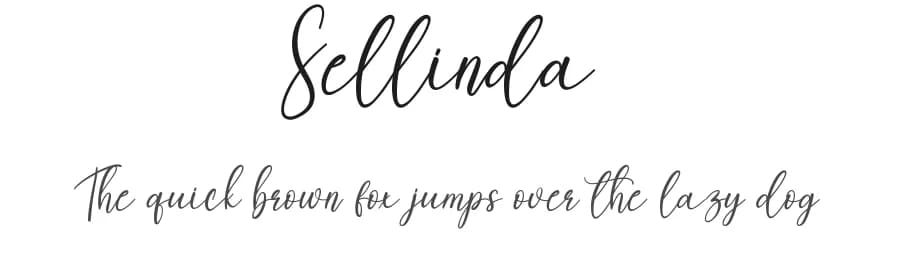 Sellinda by Scratchones — Script Handwritten Font
