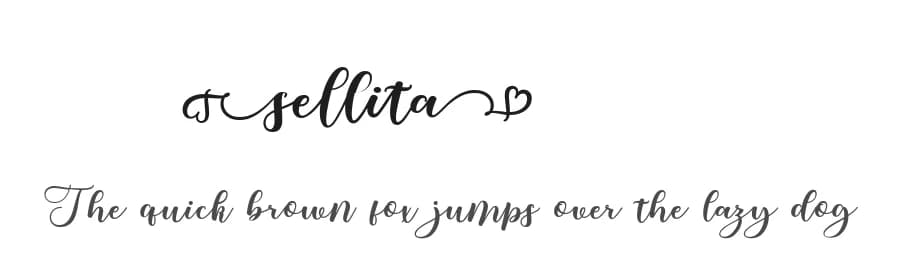 Sellita by Bexxtype — Script Handwritten Font