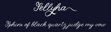 Sellyha by Skiiller Studio — Script Handwritten Font — thumbnail 2
