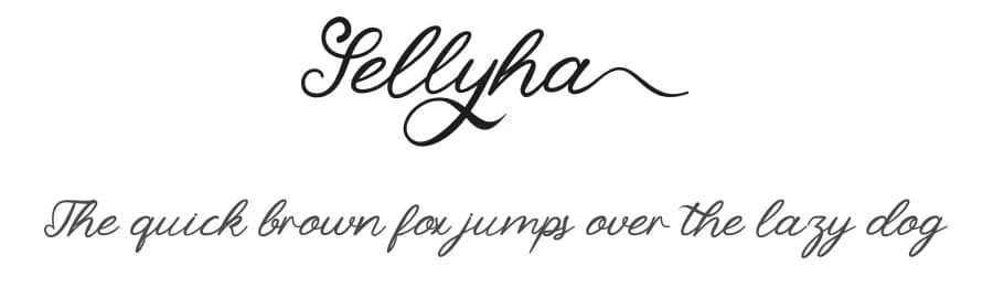 Sellyha by Skiiller Studio — Script Handwritten Font — preview 1