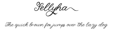 Sellyha by Skiiller Studio — Script Handwritten Font — thumbnail 1