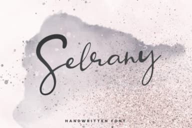 Selrany Font by Pasha Larin — Script Handwritten Font — thumbnail 1