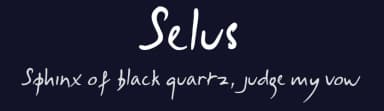 Selus by Serge Paulus — Script Handwritten Font — thumbnail 2