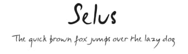 Selus by Serge Paulus — Script Handwritten Font — thumbnail 1