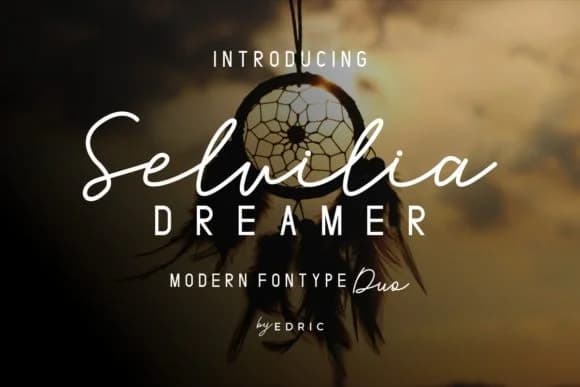 Selvilia Dreamer Font by EdricStudio — Script Handwritten Font