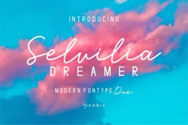 Selvilia Dreamer Font by EdricStudio — Script Handwritten Font — thumbnail 2