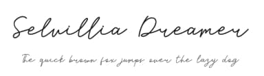Selvillia Dreamer by Edric Studio — Script Handwritten Font — thumbnail 1