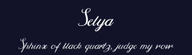 Selya by Magique Fonts — Script Handwritten Font — thumbnail 2
