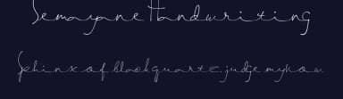 Semayane Handwriting by Mozyen Studio — Script Handwritten Font — thumbnail 2