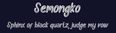 Semongko by Yahhya Anas — Script Handwritten Font — thumbnail 2