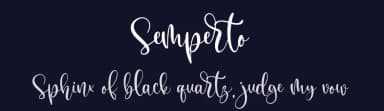Semperto by HansCo — Script Handwritten Font — thumbnail 2