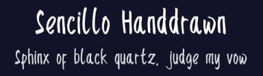 Sencillo Handdrawn by Atj — Script Handwritten Font — thumbnail 2