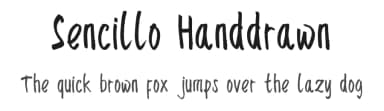 Sencillo Handdrawn by Atj — Script Handwritten Font — thumbnail 1