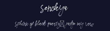 Sendayu by Edric Studio — Script Handwritten Font — thumbnail 2
