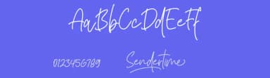 Sendertime by AminMario — Script Handwritten Font — thumbnail 3