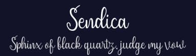 Sendica by Rahagita Studio — Script Handwritten Font — thumbnail 2
