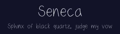 Seneca by D; Jov — Script Handwritten Font — thumbnail 2