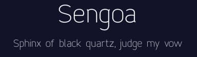 Sengoa by Lerima — Sans Serif Font — thumbnail 2