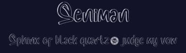 Seniman by Calligraphy Fonts — Script Handwritten Font — thumbnail 2