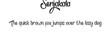 Senjakala by VinType — Script Handwritten Font — thumbnail 1
