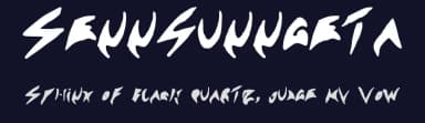 Sennsunngeta by Reece Ran — Script Handwritten Font — thumbnail 2