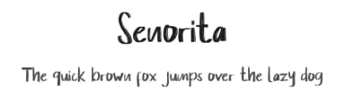 Senorita by Say Studio — Script Handwritten Font — thumbnail 1