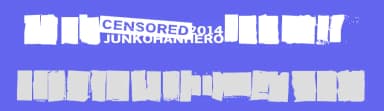 Sensuroitu by Juha Korhonen — Dingbats Font — thumbnail 3