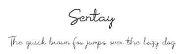Sentay by Multype Studio — Script Handwritten Font — thumbnail 1