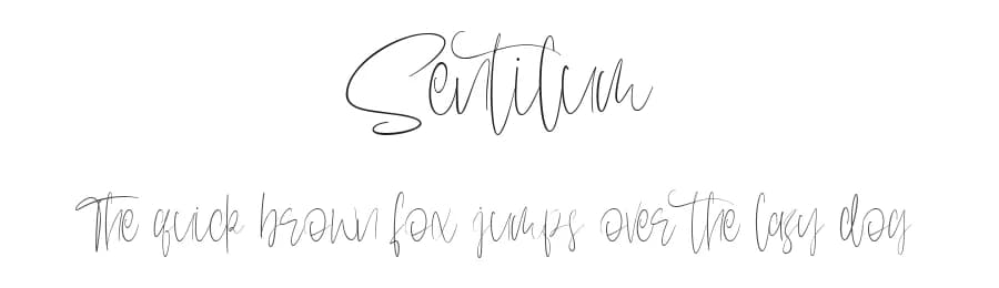 Sentilum by Maulana Creative — Script Handwritten Font
