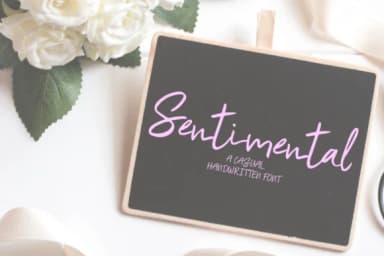 Sentimental Font by Studio_Art — Script Handwritten Font — thumbnail 7