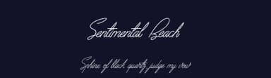 Sentimental Beach by Maelle.K | Thomas Boucherie — Script Handwritten Font — thumbnail 2