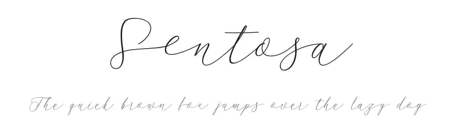 Sentosa by Pollem Studio — Script Handwritten Font