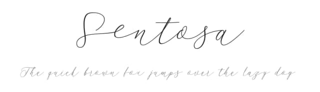 Sentosa by Pollem Studio — Script Handwritten Font