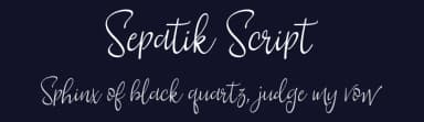 Sepatik Script by Bonjour Type — Script Handwritten Font — thumbnail 2