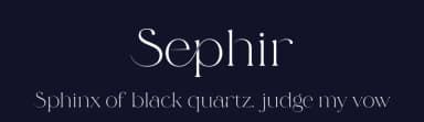 Sephir by BrandSemut — Serif Font — thumbnail 2