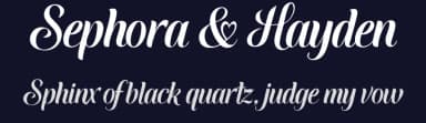 Sephora & Hayden by Cat.B — Script Handwritten Font — thumbnail 2