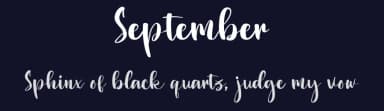 September by FreshtypeINK — Script Handwritten Font — thumbnail 2