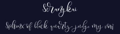 Serangkai by Thirtypath — Script Handwritten Font — thumbnail 2