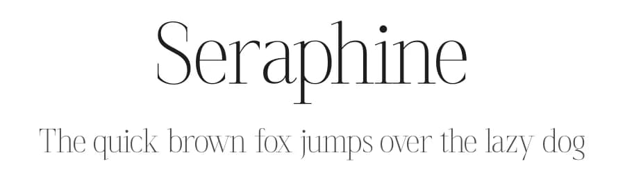 Seraphine by Letterena Studios — Serif Font
