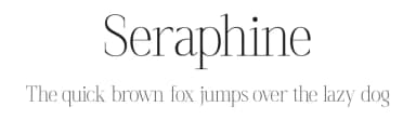 Seraphine by Letterena Studios — Serif Font — thumbnail 1