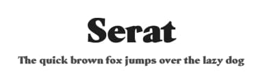 Serat by Wahyu & Sani Co. — Serif Font — thumbnail 1