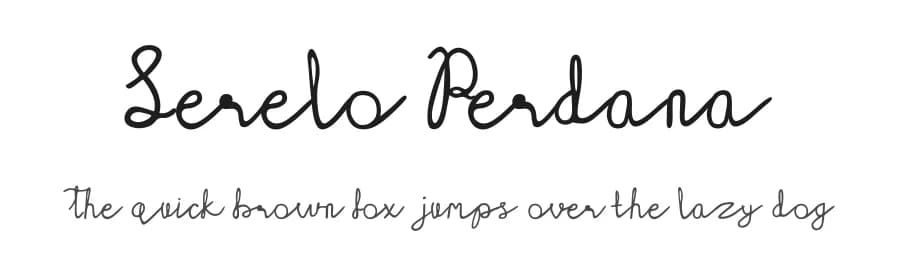 Serelo Perdana by Oreon Studio — Script Handwritten Font