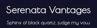 Serenata Vantages by Fikryal studio — Sans Serif Font — thumbnail 2