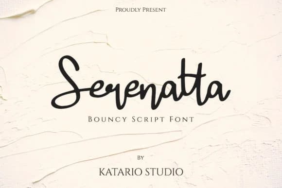 Serenatta Font by Katario Studio — Script Handwritten Font