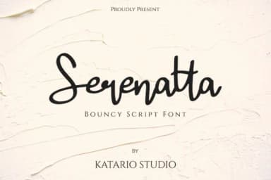 Serenatta Font by Katario Studio — Script Handwritten Font — thumbnail 1